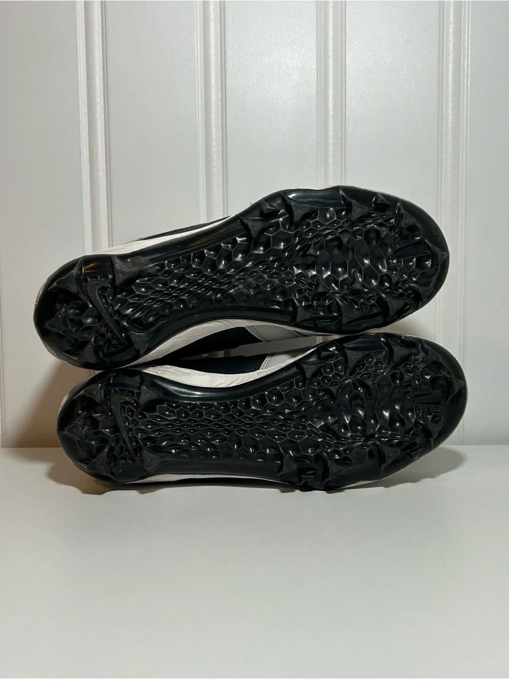 Jordan 1 mid td cleats shadow 2.0 black grey white football